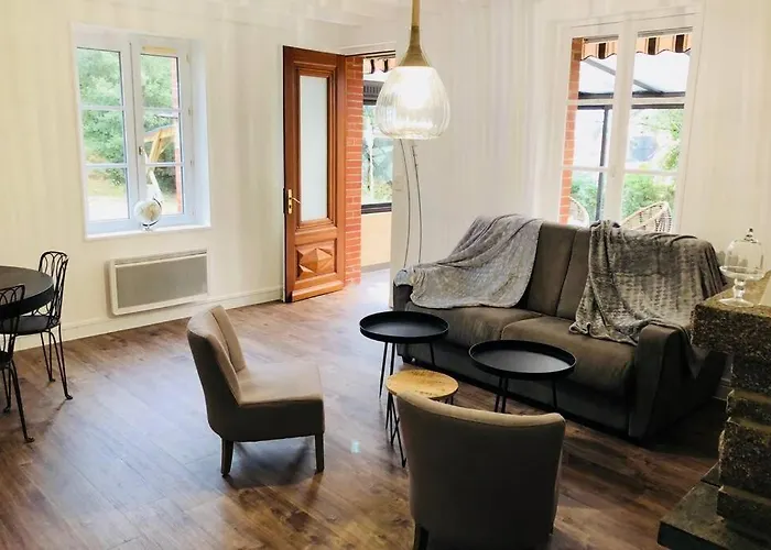 펜션 La Vallee Entre Dunes Et Mer, Un Veritable Havre De Paix 바르네빌카테레